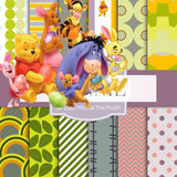 Winnie The Pooh Digital Paper DP2225 - Digital Paper Shop