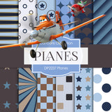 Planes Digital Paper DP2237 - Digital Paper Shop