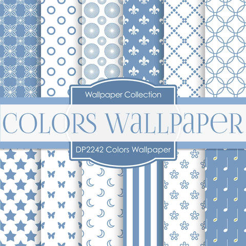 Colors Wallpaper Digital Paper DP2242 - Digital Paper Shop