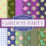 Garden Party Digital Paper DP2267 - Digital Paper Shop