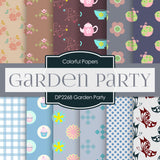 Garden Party Digital Paper DP2268 - Digital Paper Shop