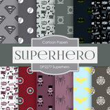 Superhero Digital Paper DP2277 - Digital Paper Shop