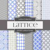 Lattice Panels Digital Paper DP2297 - Digital Paper Shop