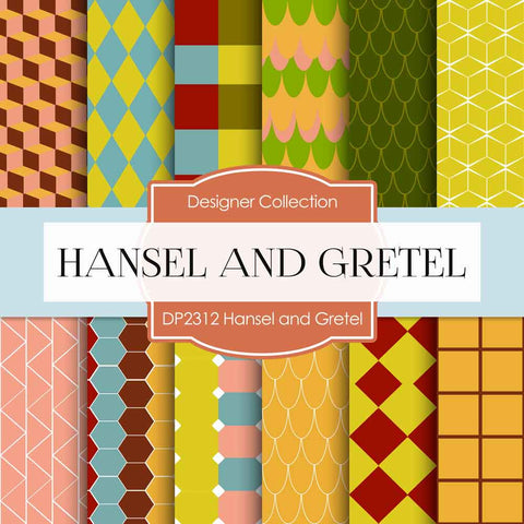 Hansel and Gretel Digital Paper DP2312 - Digital Paper Shop