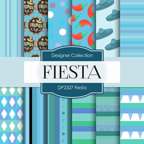 Fiesta Digital Paper DP2327 - Digital Paper Shop