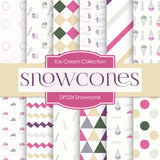 Snowcone Digital Paper DP234 - Digital Paper Shop