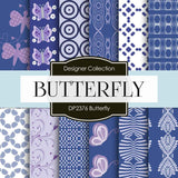 Butterfly Digital Paper DP2376 - Digital Paper Shop