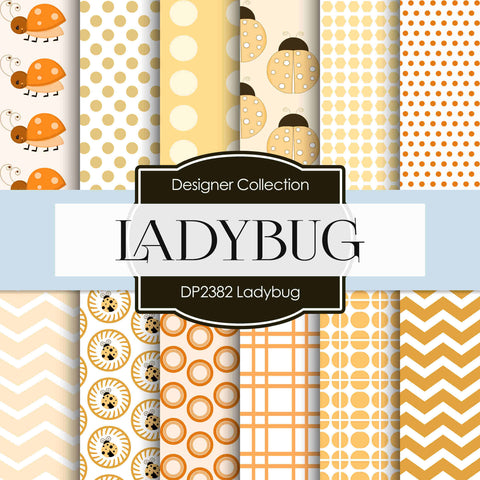 Ladybug Digital Paper DP2382 - Digital Paper Shop