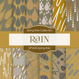 Spring Rain Digital Paper DP2420 - Digital Paper Shop