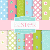 Easter Egg Digital Paper DP2452 - Digital Paper Shop