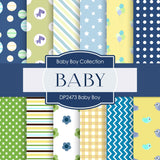 Baby Boy Digital Paper DP2473 - Digital Paper Shop