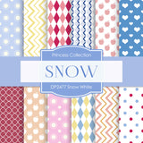 Snow White Digital Paper DP2477 - Digital Paper Shop