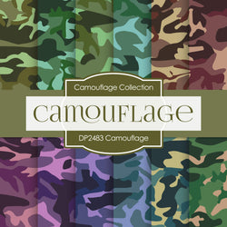 Camouflage Digital Paper DP2483 - Digital Paper Shop