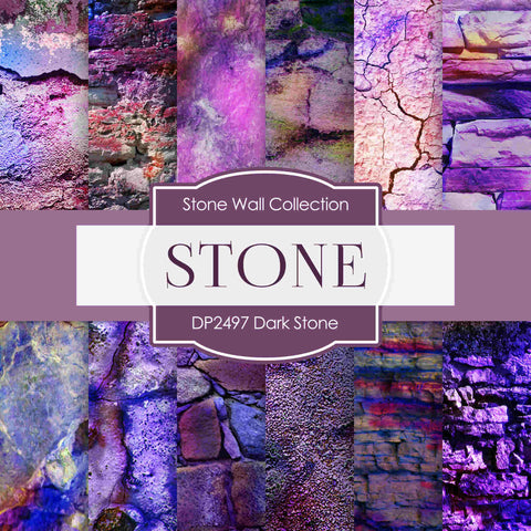 Dark Stone Digital Paper DP2497 - Digital Paper Shop