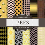 Bumble Bee Digital Paper DP2581 - Digital Paper Shop