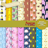 Adventure Time Digital Paper DP2585 - Digital Paper Shop