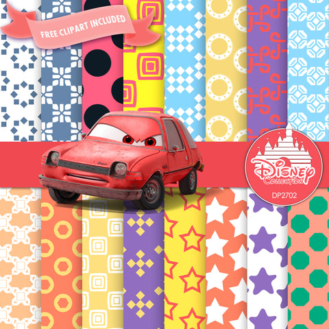 Cars Digital Paper DP2702 - Digital Paper Shop - 1
