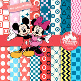 Mickey Couple Digital Paper DP2722 - Digital Paper Shop - 1