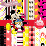 Mickey Couple Digital Paper DP2728 - Digital Paper Shop - 1