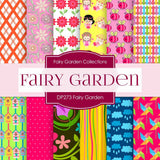 Fairy Garden Digital Paper DP273 - Digital Paper Shop