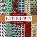 Butterflies Digital Paper DP2829A - Digital Paper Shop