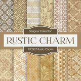 Rustic Charm Digital Paper DP2907 - Digital Paper Shop