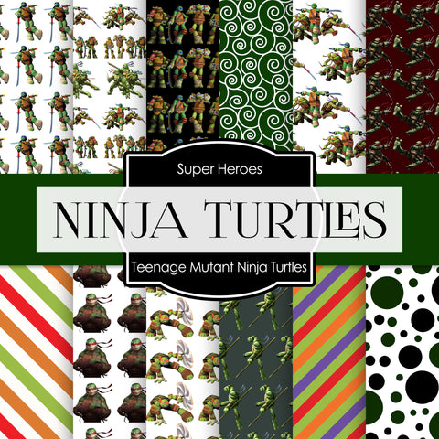 Teenage Mutant Ninja Turtles Digital Paper DP3022A - Digital Paper Shop