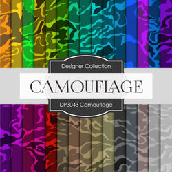 Camouflage Digital Paper DP3043 - Digital Paper Shop