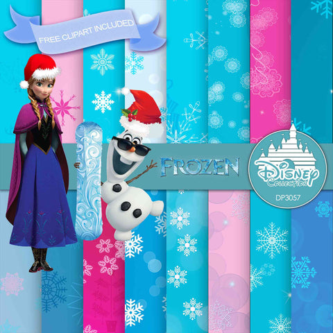 Frozen Digital Paper DP3057 - Digital Paper Shop