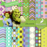Shrek Digital Paper DP3209 - Digital Paper Shop