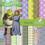 Shrek Digital Paper DP3213 - Digital Paper Shop