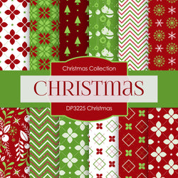 Christmas Digital Paper DP3225A - Digital Paper Shop