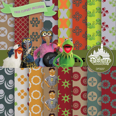 The Muppets Digital Paper DP3237 - Digital Paper Shop