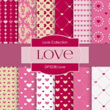 Love Digital Paper DP3238A - Digital Paper Shop