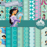Princess Jasmine Digital Paper DP3243 - Digital Paper Shop