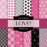 Love Digital Paper DP3246A - Digital Paper Shop
