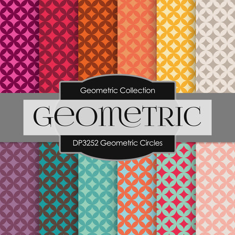 Geometric Digital Paper DP3252A - Digital Paper Shop