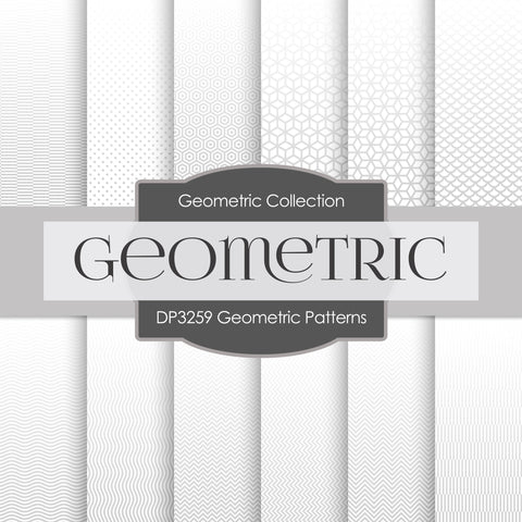 Geometric Patterns Digital Paper DP3259A - Digital Paper Shop