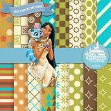 Pocahontas Digital Paper DP3263 - Digital Paper Shop