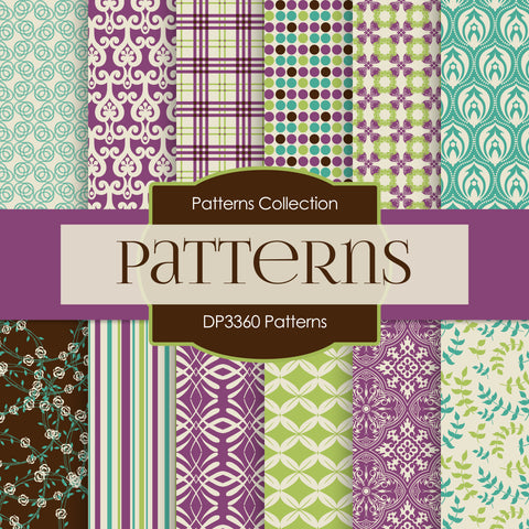 Patterns Digital Paper DP3360 - Digital Paper Shop