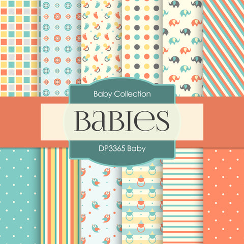 Baby Digital Paper DP3365 - Digital Paper Shop