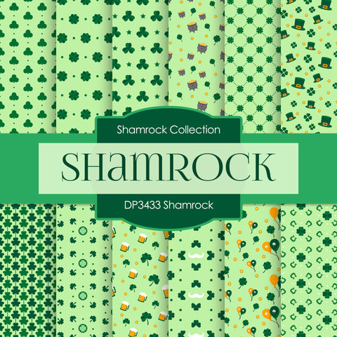 Shamrock Digital Paper DP3433 - Digital Paper Shop
