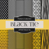 Black Tie Digital Paper DP3457 - Digital Paper Shop