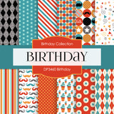 Birthday Digital Paper DP3460 - Digital Paper Shop