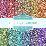 Glitter Glamour Digital Paper DP3474 - Digital Paper Shop