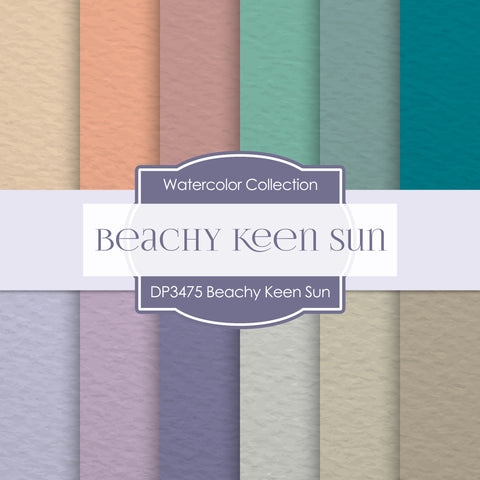 Beachy Keen Sun Digital Paper DP3475 - Digital Paper Shop