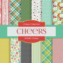 Cheers Digital Paper DP3481 - Digital Paper Shop