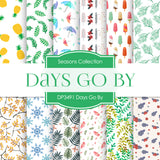 Days Go By Digital Paper DP3491 - Digital Paper Shop