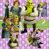 Shrek Digital Paper DP3519 - Digital Paper Shop