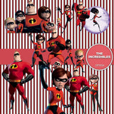 The Incredibles Digital Paper DP3534 - Digital Paper Shop